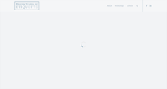 Desktop Screenshot of bostonschoolofetiquette.com